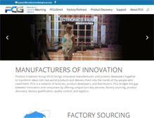 Tablet Screenshot of productcreationsgroup.com